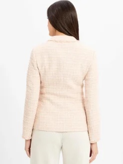 BOSS Blazer*Blazer nude weiß strukturiert