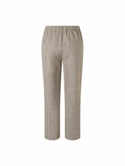 MAERZ Hosen*Damen Hose braun ecru gemustert