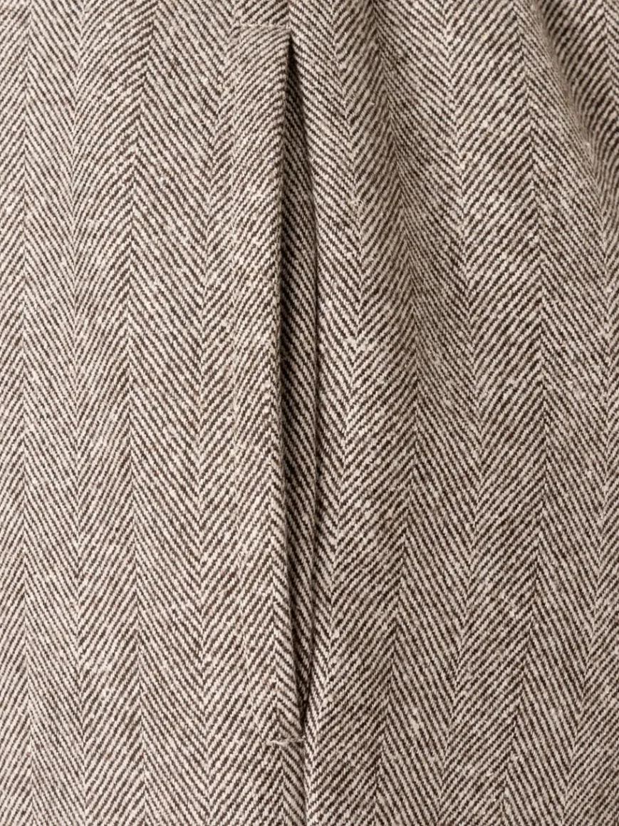 MAERZ Hosen*Damen Hose braun ecru gemustert