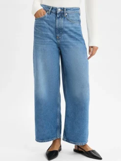Marc O'Polo Jeans*Damen Wide-fit-Jeans - Tolva light stone uni