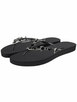 Uzurii Zehentrenner*Damen Zehentrenner schwarz uni