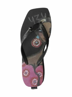 Uzurii Zehentrenner*Damen Zehentrenner schwarz uni