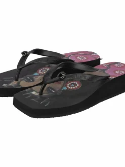 Uzurii Zehentrenner*Damen Zehentrenner schwarz uni