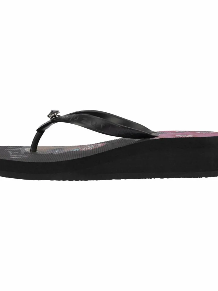 Uzurii Zehentrenner*Damen Zehentrenner schwarz uni