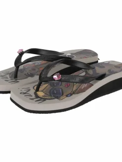 Uzurii Zehentrenner*Damen Zehentrenner schwarz uni