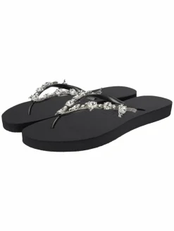 Uzurii Zehentrenner*Damen Zehentrenner schwarz uni