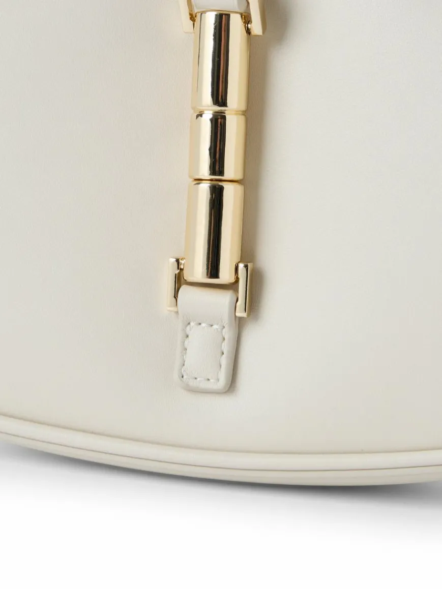 Seidenfelt Taschen & Rucksäcke*Damen Abendhandtasche ecru uni