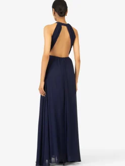 Kraimod Kleider*Damen Abendkleid marine uni