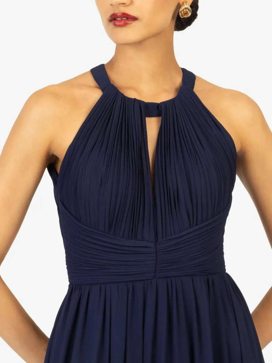 Kraimod Kleider*Damen Abendkleid marine uni