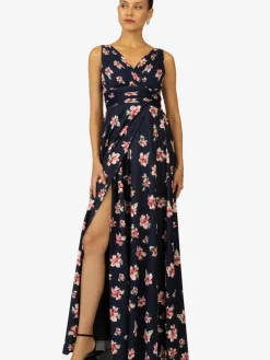 Kraimod Kleider*Damen Abendkleid mehrfarbig gemustert