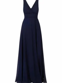 Kraimod Kleider*Damen Abendkleid marine uni