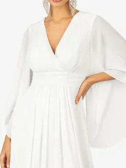 Kraimod Kleider*Damen Abendkleid weiß uni