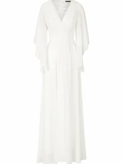 Kraimod Kleider*Damen Abendkleid weiß uni