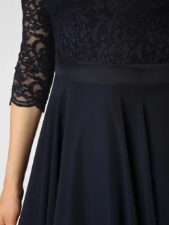 Swing Kleider*Damen Abendkleid marine uni