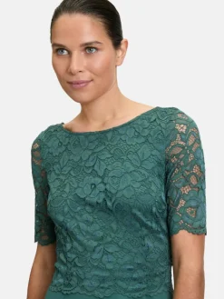 Vera Mont Kleider*Damen Abendkleid smaragd uni