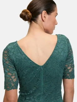 Vera Mont Kleider*Damen Abendkleid smaragd uni