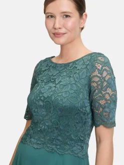 Vera Mont Kleider*Damen Abendkleid smaragd uni