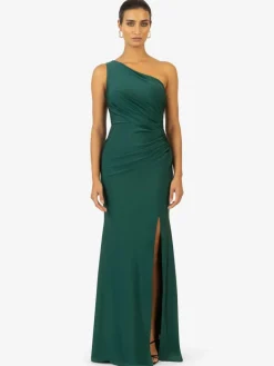 Kraimod Kleider*Damen Abendkleid grün uni