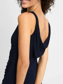 Ambiance Kleider*Damen Abendkleid marine uni