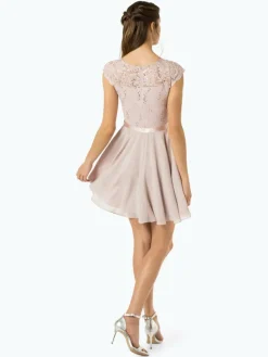 Swing Kleider*Damen Abendkleid rosa uni