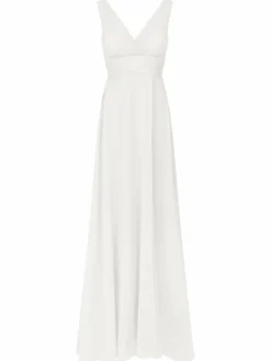 Kraimod Kleider*Damen Abendkleid weiß uni