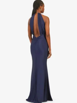 Kraimod Kleider*Damen Abendkleid marine uni