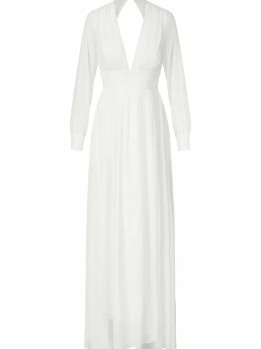 Kraimod Kleider*Damen Abendkleid weiß uni