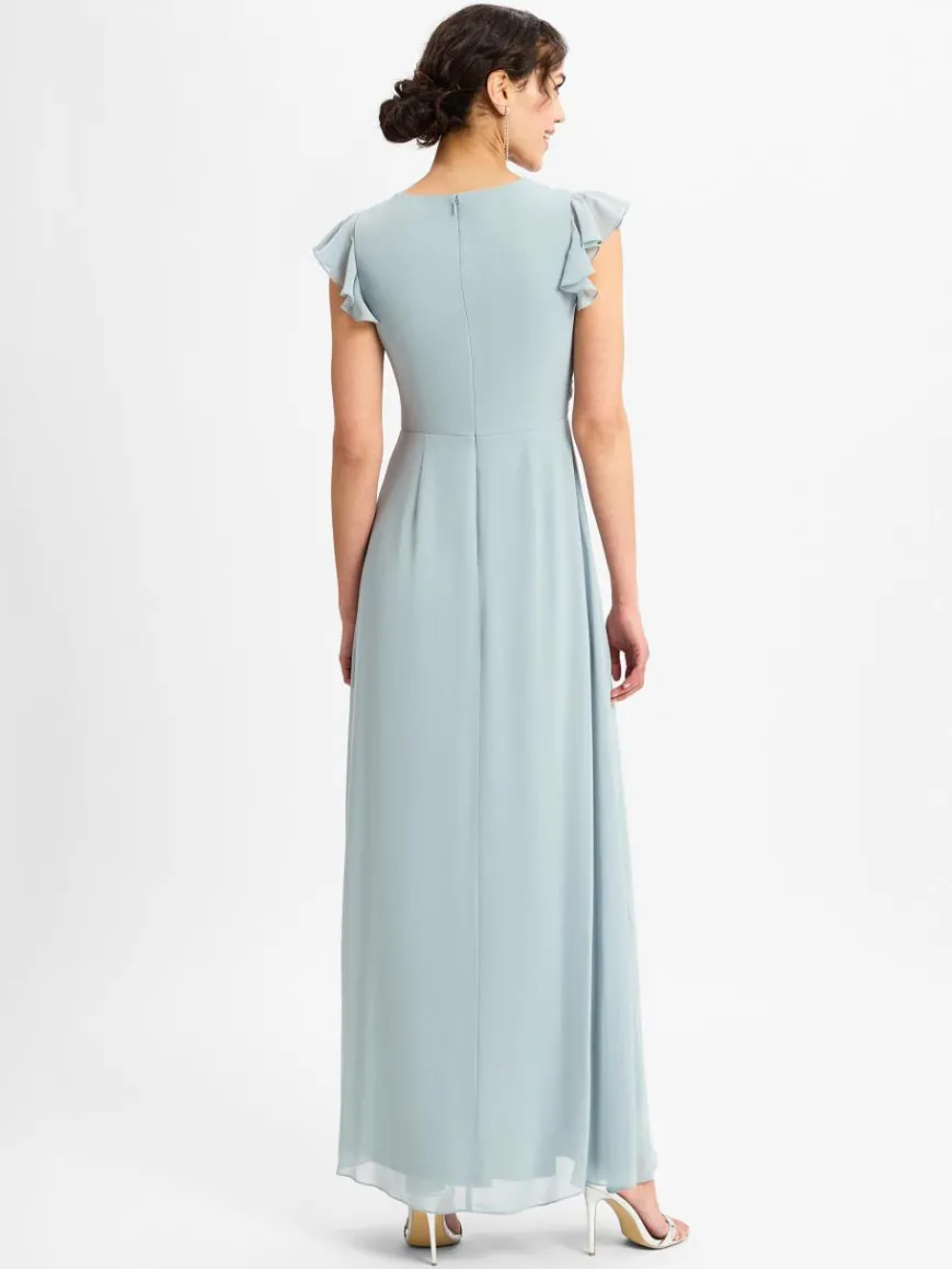 Marie Lund Kleider*Damen Abendkleid lind uni