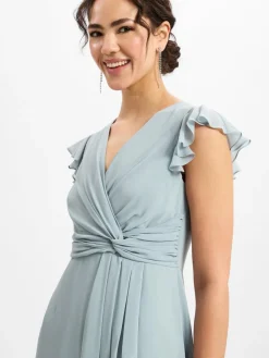 Marie Lund Kleider*Damen Abendkleid lind uni