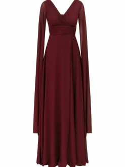 Kraimod Kleider*Damen Abendkleid bordeaux uni