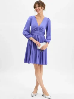 Marie Lund Kleider*Damen Abendkleid lila uni