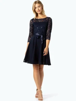 Swing Kleider*Damen Abendkleid marine uni
