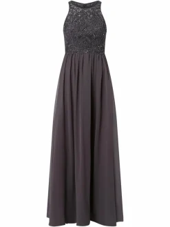 Laona Kleider*Damen Abendkleid grau uni