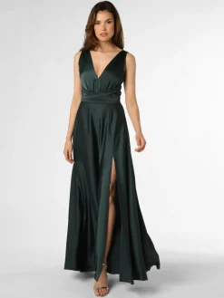 Marie Lund Kleider*Damen Abendkleid tanne uni