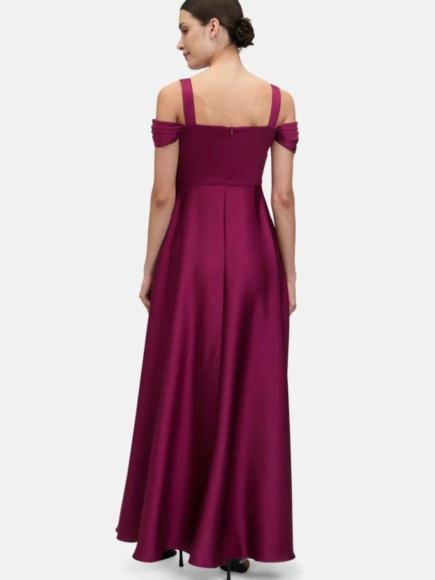 Vera Mont Kleider*Damen Abendkleid rot uni