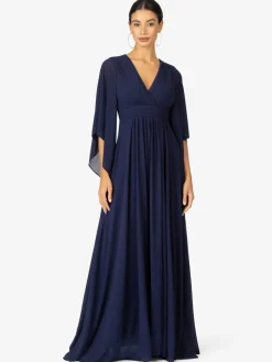 Kraimod Kleider*Damen Abendkleid marine uni