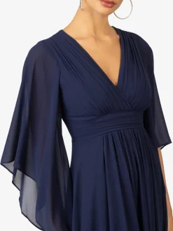 Kraimod Kleider*Damen Abendkleid marine uni