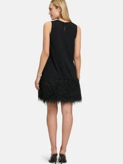 Vera Mont Kleider*Damen Abendkleid schwarz uni