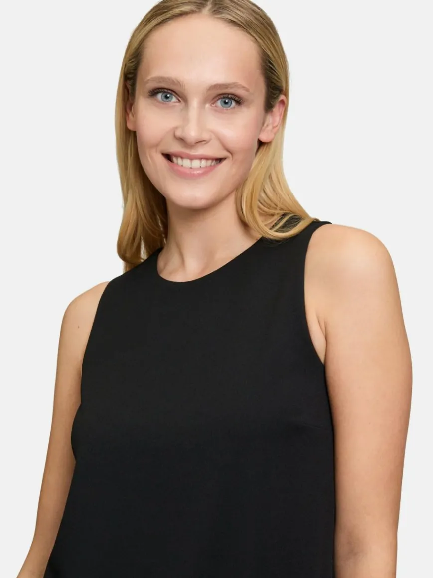 Vera Mont Kleider*Damen Abendkleid schwarz uni