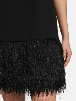 Vera Mont Kleider*Damen Abendkleid schwarz uni