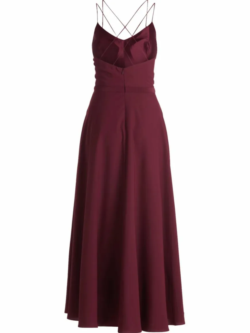 Vera Mont Kleider*Damen Abendkleid bordeaux uni