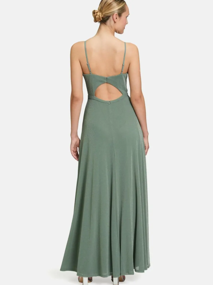 Vera Mont Kleider*Damen Abendkleid grün mint uni