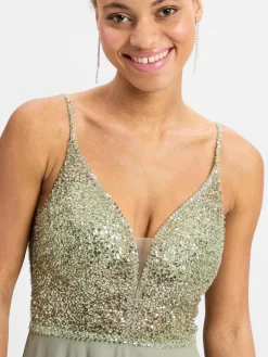 Hey Kyla Kleider*Damen Abendkleid lind uni