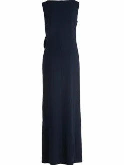 Vera Mont Kleider*Damen Abendkleid marine blau uni