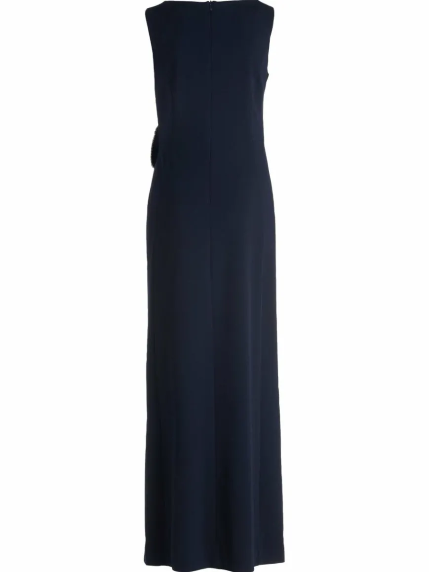 Vera Mont Kleider*Damen Abendkleid marine blau uni