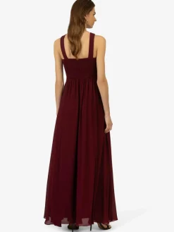 Kraimod Kleider*Damen Abendkleid bordeaux uni