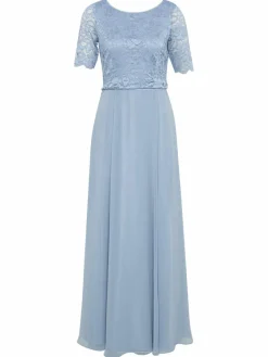 Vera Mont Kleider*Damen Abendkleid blau uni
