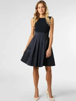 Swing Kleider*Damen Abendkleid marine uni