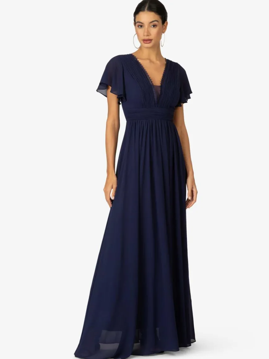 Kraimod Kleider*Damen Abendkleid marine uni