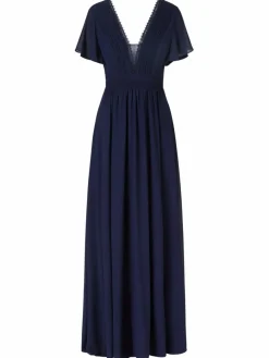 Kraimod Kleider*Damen Abendkleid marine uni